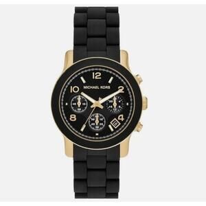Michael Kors Women's Runway Black Dial Watch - MK7385